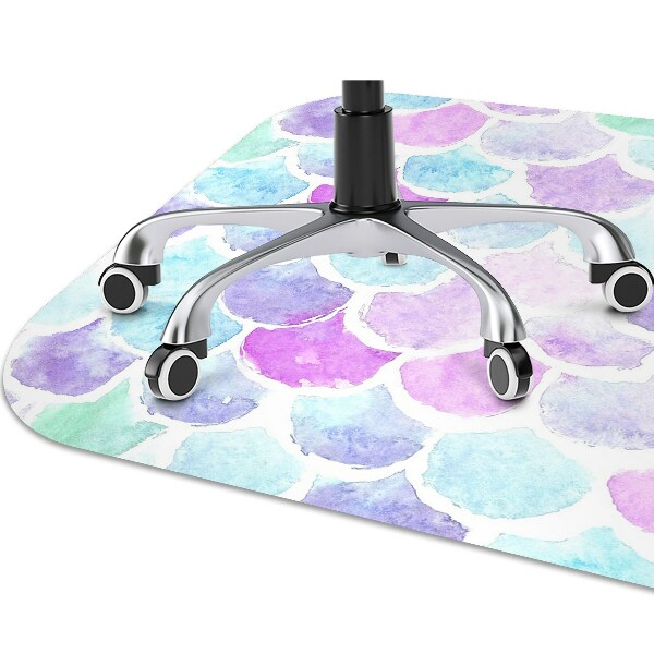 Tapis de chaise de bureau Gouttes colorées