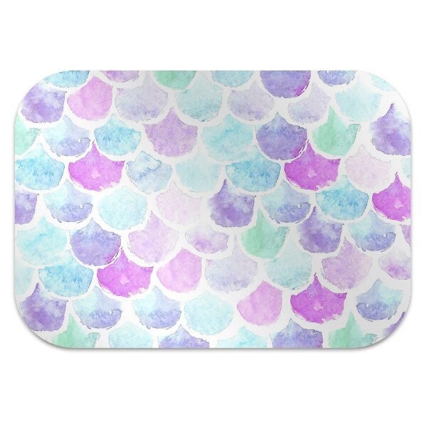 Tapis de chaise de bureau Gouttes colorées