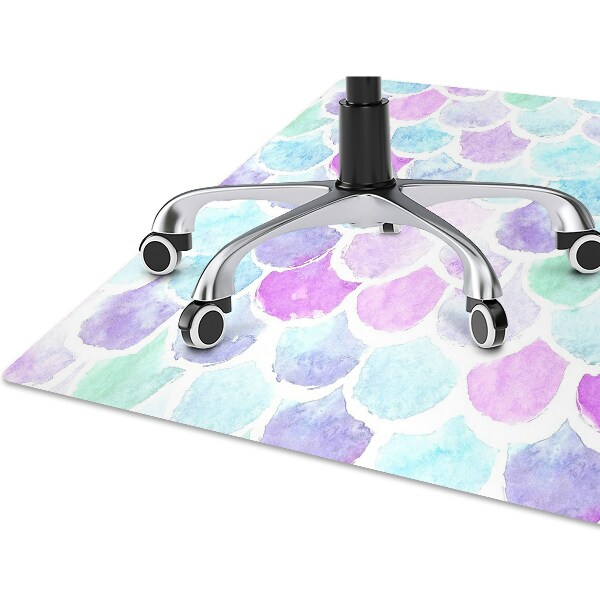 Tapis de chaise de bureau Gouttes colorées