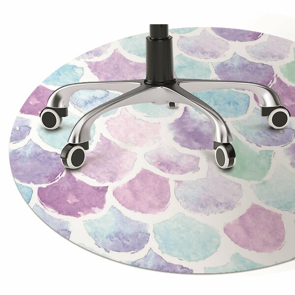 Tapis de chaise de bureau Gouttes colorées