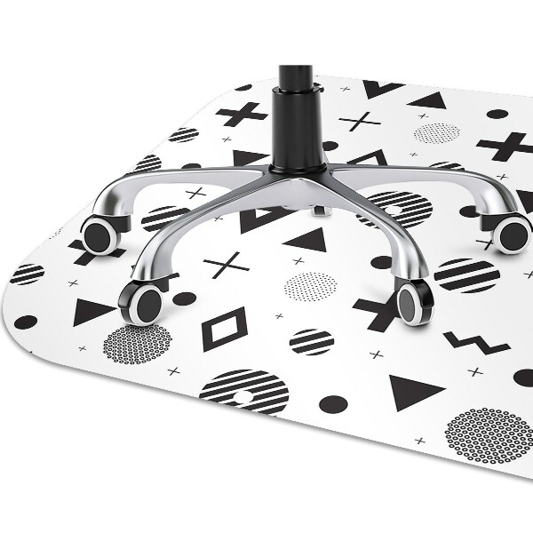 Tapis pour chaise de bureau Motifs géométriques