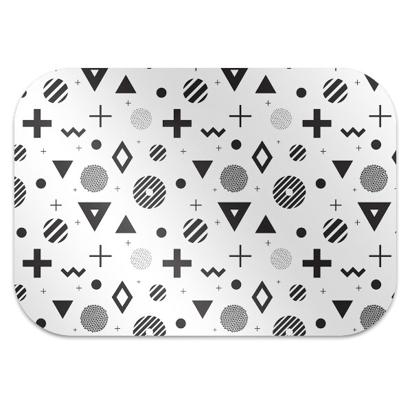 Tapis pour chaise de bureau Motifs géométriques