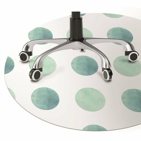 Tapis de chaise de bureau Points aquarelles