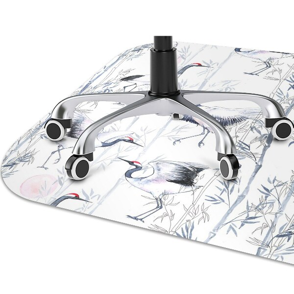 Tapis bureau Danse de grue