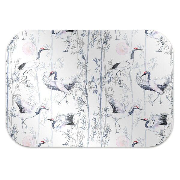 Tapis bureau Danse de grue