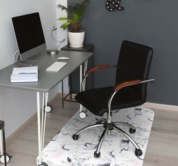 Tapis bureau Danse de grue
