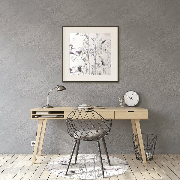 Tapis bureau Danse de grue