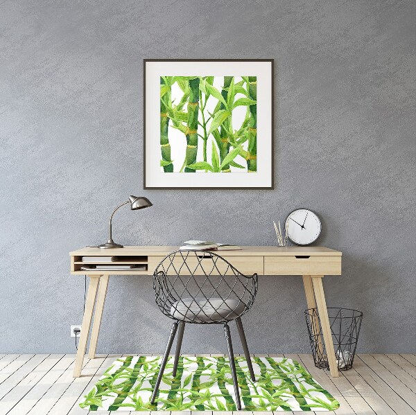 Tapis de chaise de bureau Bambou