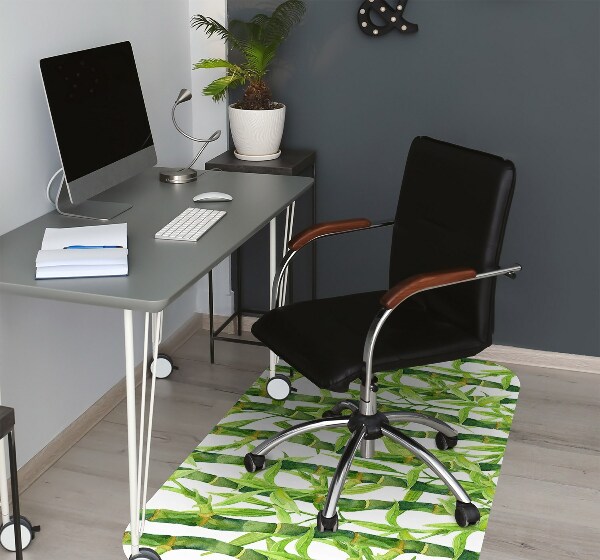 Tapis de chaise de bureau Bambou