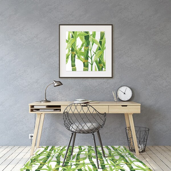 Tapis de chaise de bureau Bambou