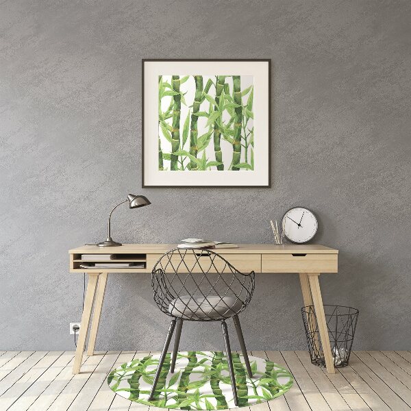Tapis de chaise de bureau Bambou