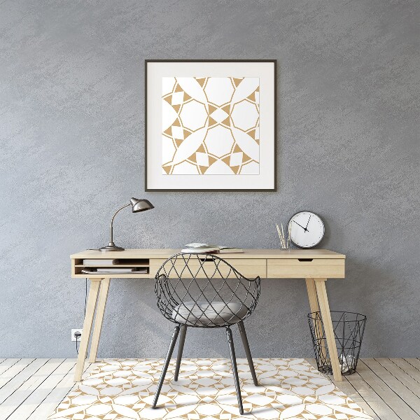 Tapis fauteuil bureau do biura Modèle géométrique
