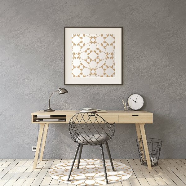 Tapis fauteuil bureau do biura Modèle géométrique