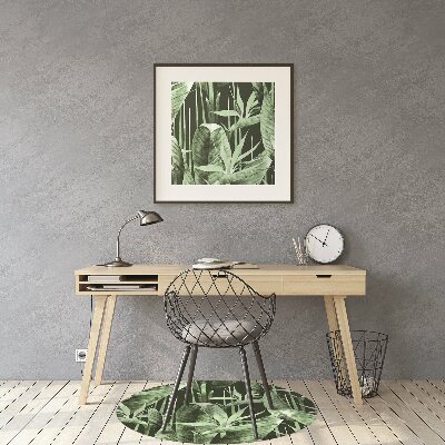 Tapis bureau Feuilles sombres