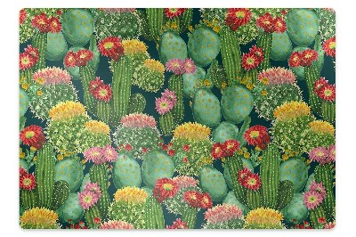 Tapis protège sol Cacti fleurissant