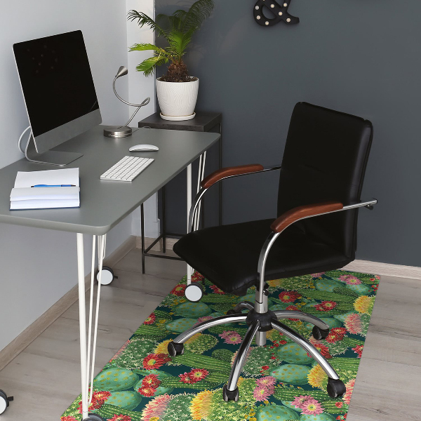 Tapis protège sol Cacti fleurissant