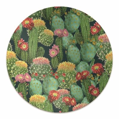 Tapis protège sol Cacti fleurissant