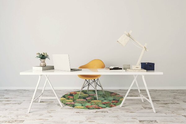Tapis protège sol Cacti fleurissant