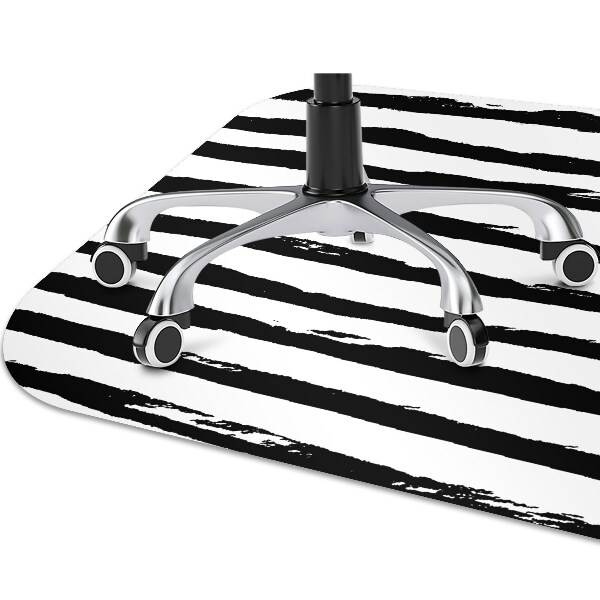 Tapis pour chaise de bureau Modèle de zèbre