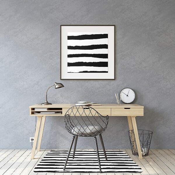 Tapis pour chaise de bureau Modèle de zèbre