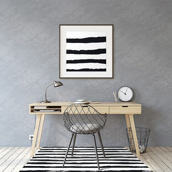 Tapis pour chaise de bureau Modèle de zèbre