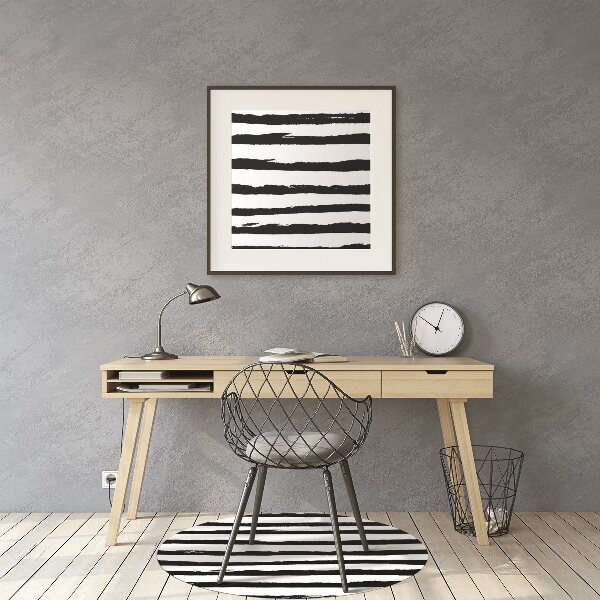 Tapis pour chaise de bureau Modèle de zèbre