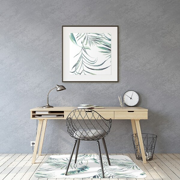 Tapis protège sol Feuilles comme des plumes