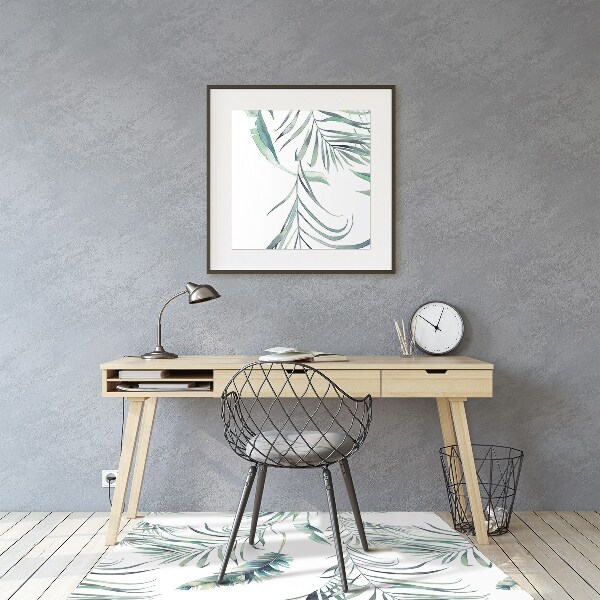 Tapis protège sol Feuilles comme des plumes