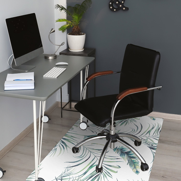 Tapis protège sol Feuilles comme des plumes