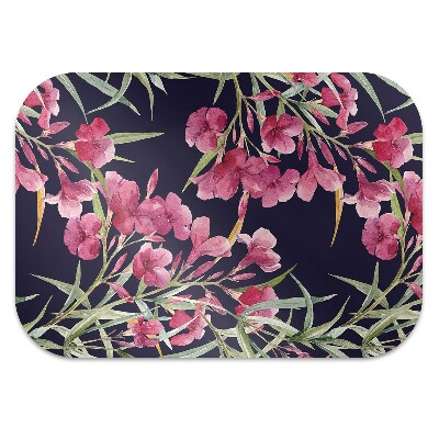 Tapis de chaise de bureau Fleurs aquarelles