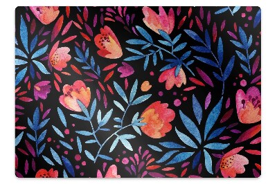 Tapis bureau Motif floral