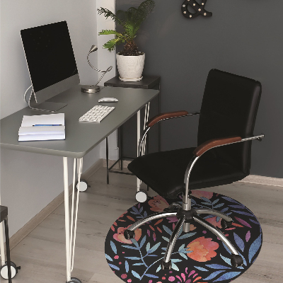 Tapis bureau Motif floral