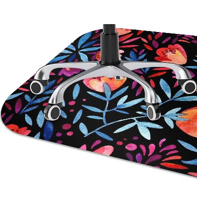 Tapis bureau Motif floral