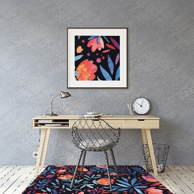 Tapis bureau Motif floral