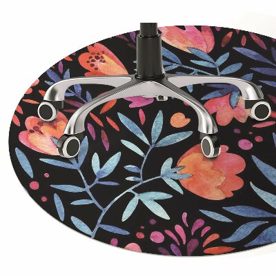 Tapis bureau Motif floral