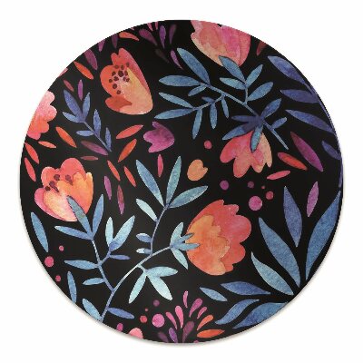 Tapis bureau Motif floral