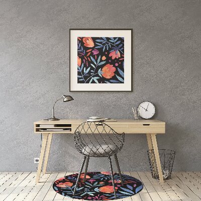 Tapis bureau Motif floral