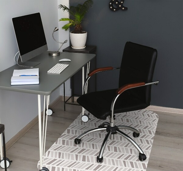 Tapis protection sol Géométrie à Herringbone