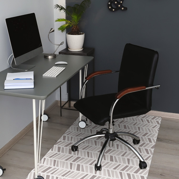 Tapis protection sol Géométrie à Herringbone