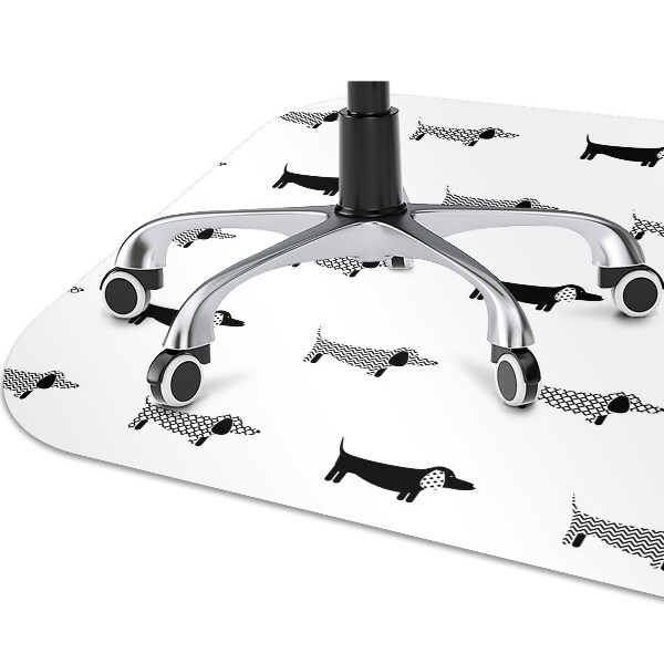 Tapis de chaise de bureau Teckel