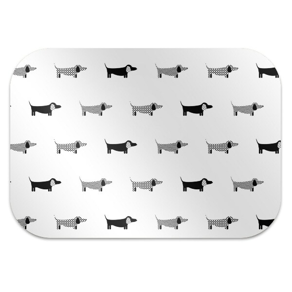 Tapis de chaise de bureau Teckel