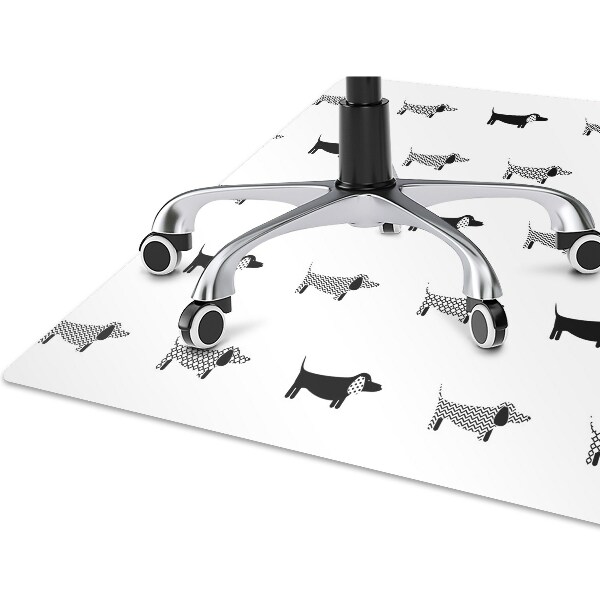 Tapis de chaise de bureau Teckel