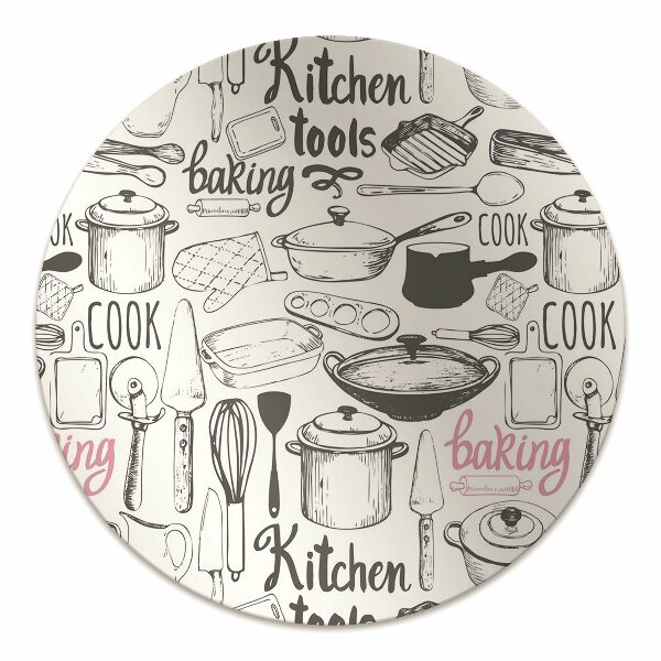 Tapis de chaise de bureau Motifs de cuisine