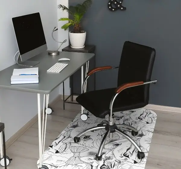 Tapis de chaise de bureau Chats cachés
