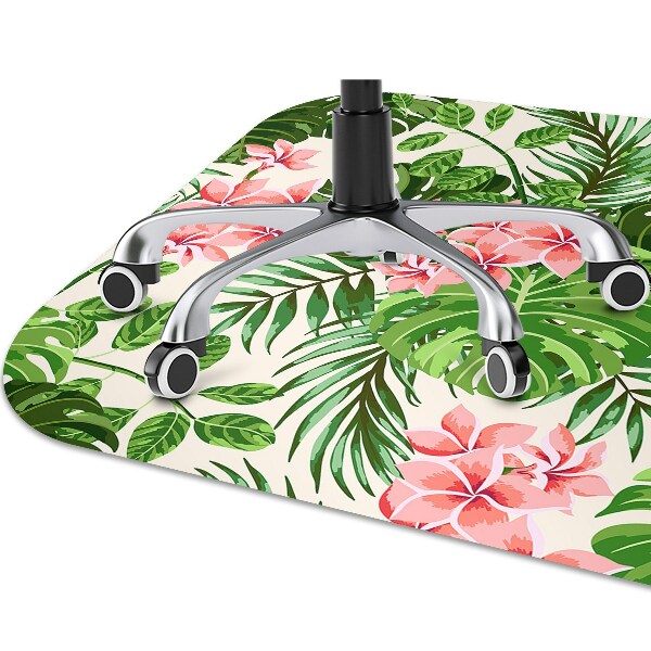 Tapis bureau Fleurs Hawaii