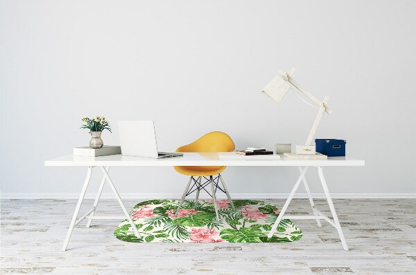 Tapis bureau Fleurs Hawaii