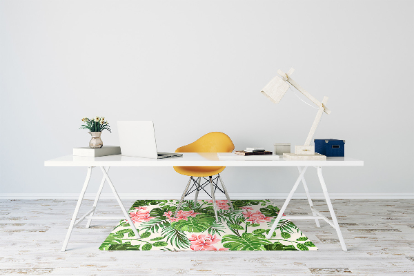 Tapis bureau Fleurs Hawaii