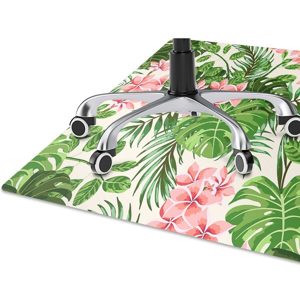Tapis bureau Fleurs Hawaii