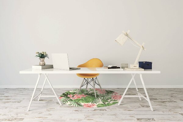 Tapis bureau Fleurs Hawaii