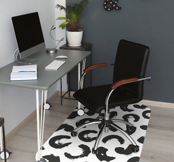 Tapis protection sol Coups de pinceau